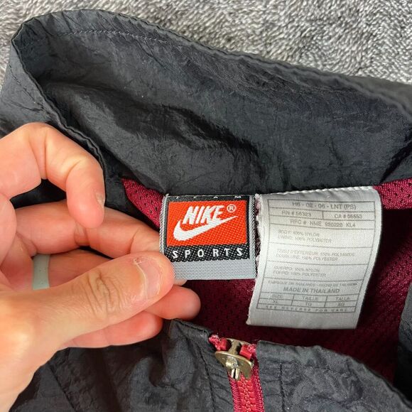 Vtg 90s Y2k Nike USC Trojans Full Zip Track Jacket Colorblock Men's XL *Read - Picture 3 of 12